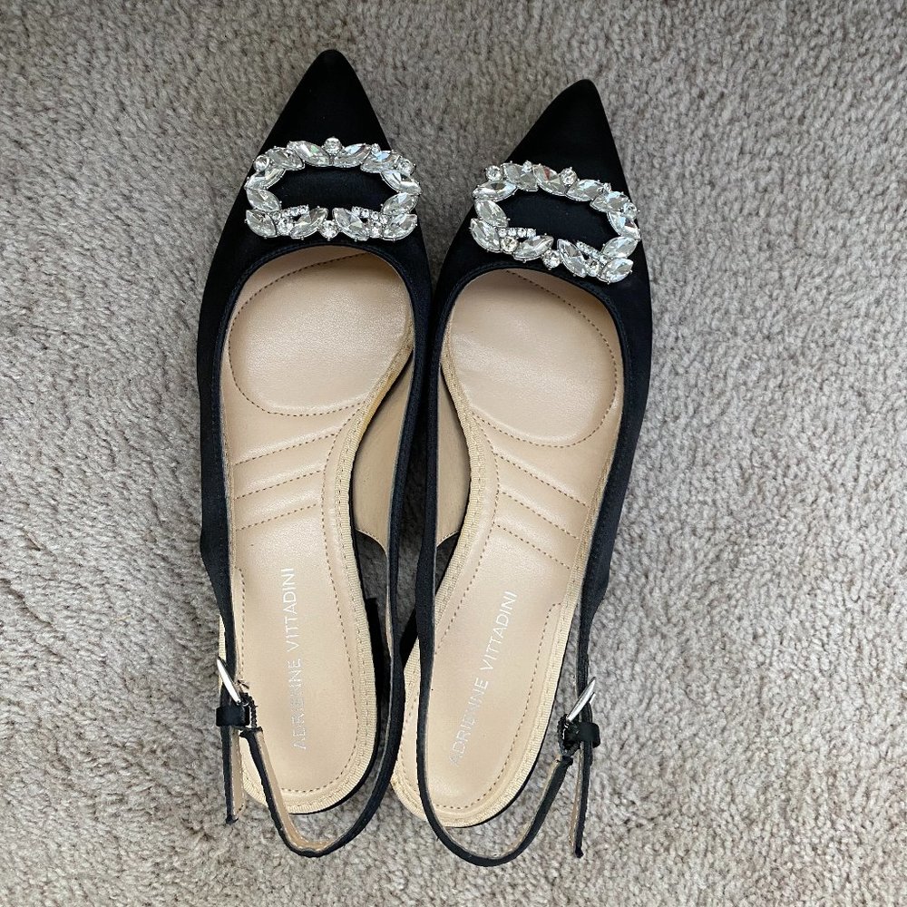 Adrienne Vittadini Satin Heels